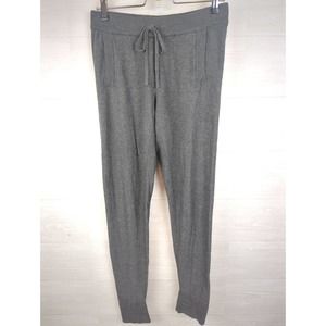 Victoria's Secret Knit Joggers Lounge Pants S Small Gray, Cotton Cashmere Blend